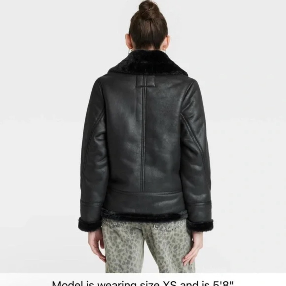 Universal Thread Faux-Shearling Jacket - image 3